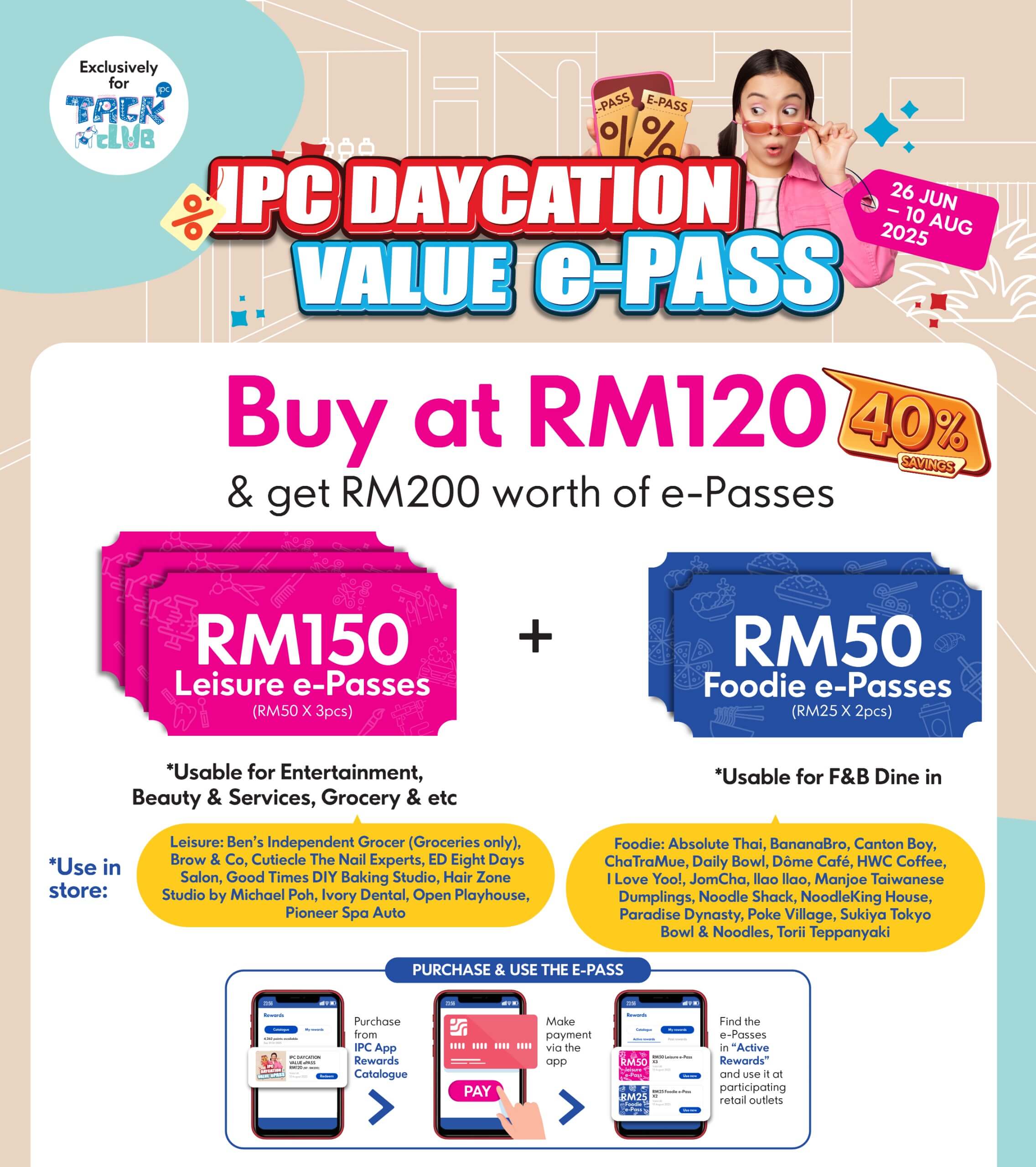 Ipc daycation value epass