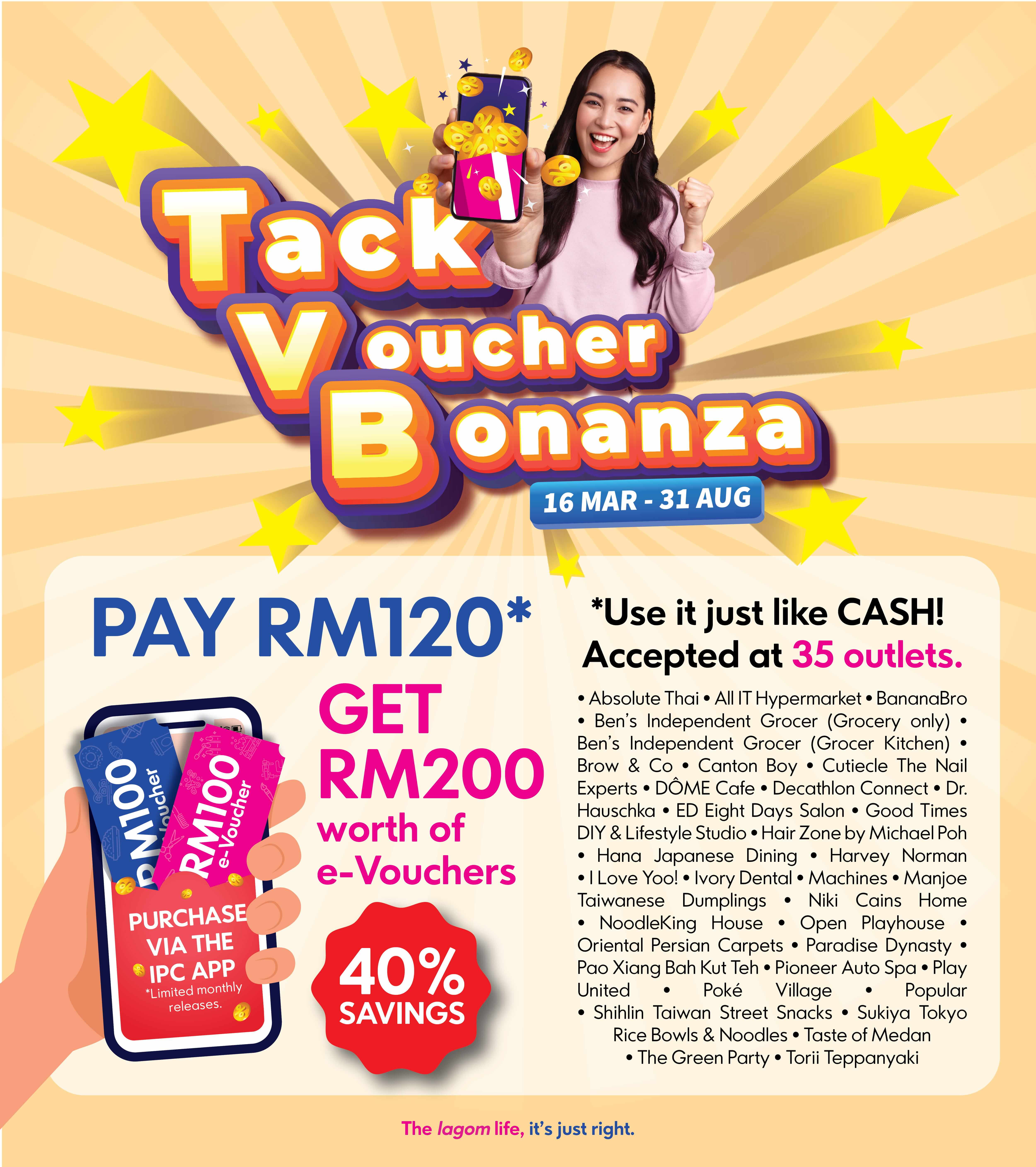 Tack Voucher Bonanza