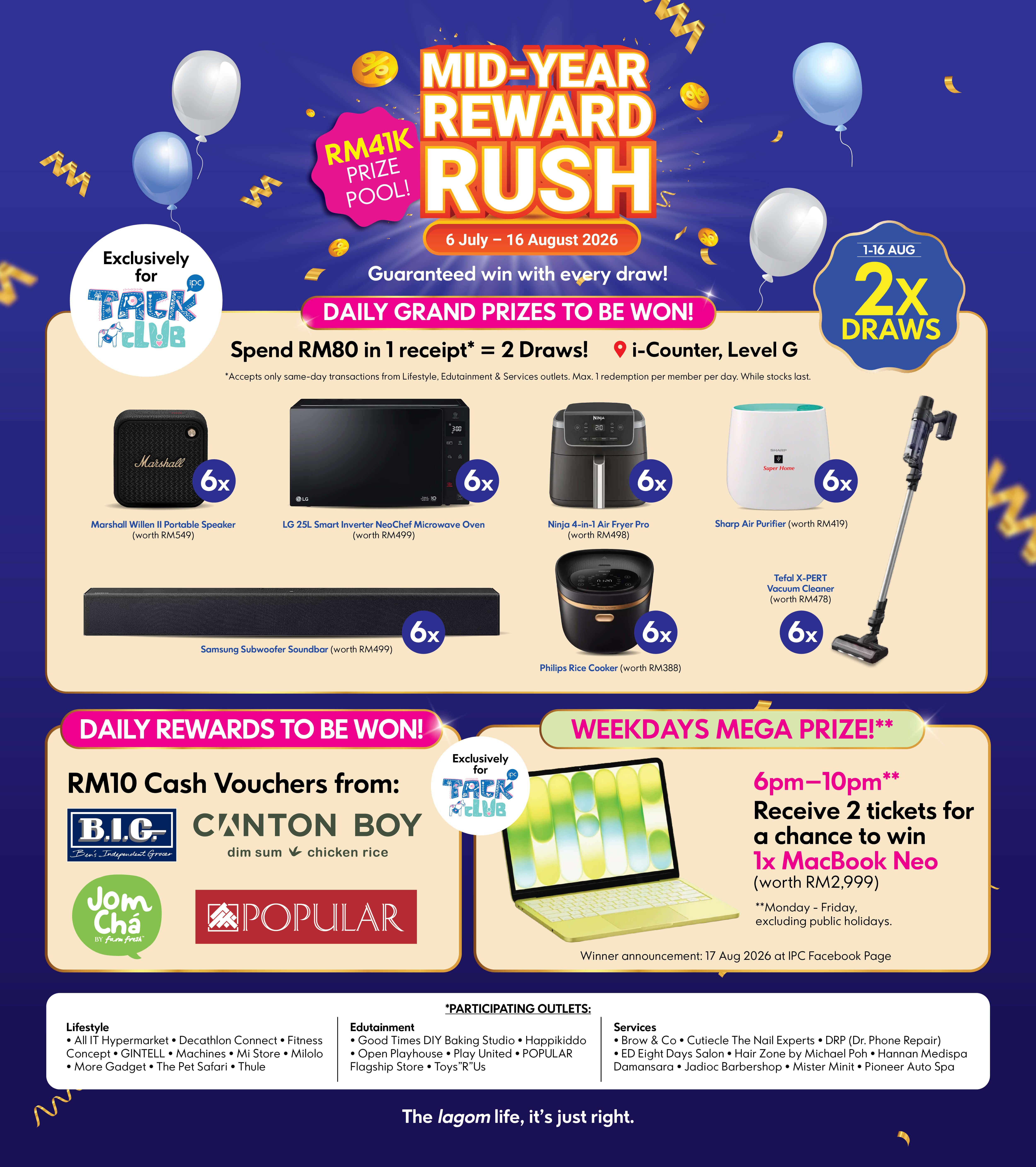 Mid-Year Lifestyle Reward Rush