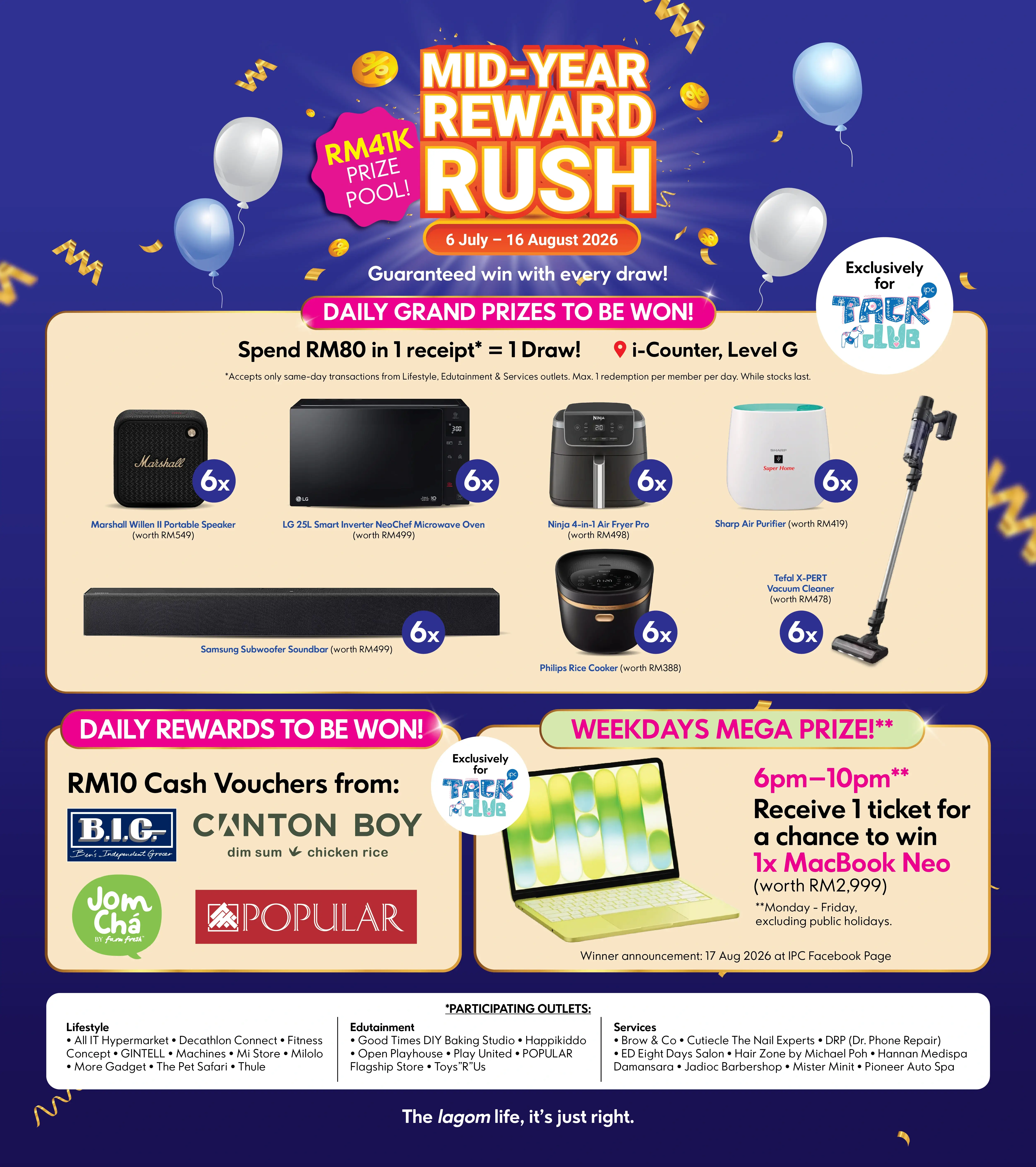 Mid-Year Lifestyle Reward Rush