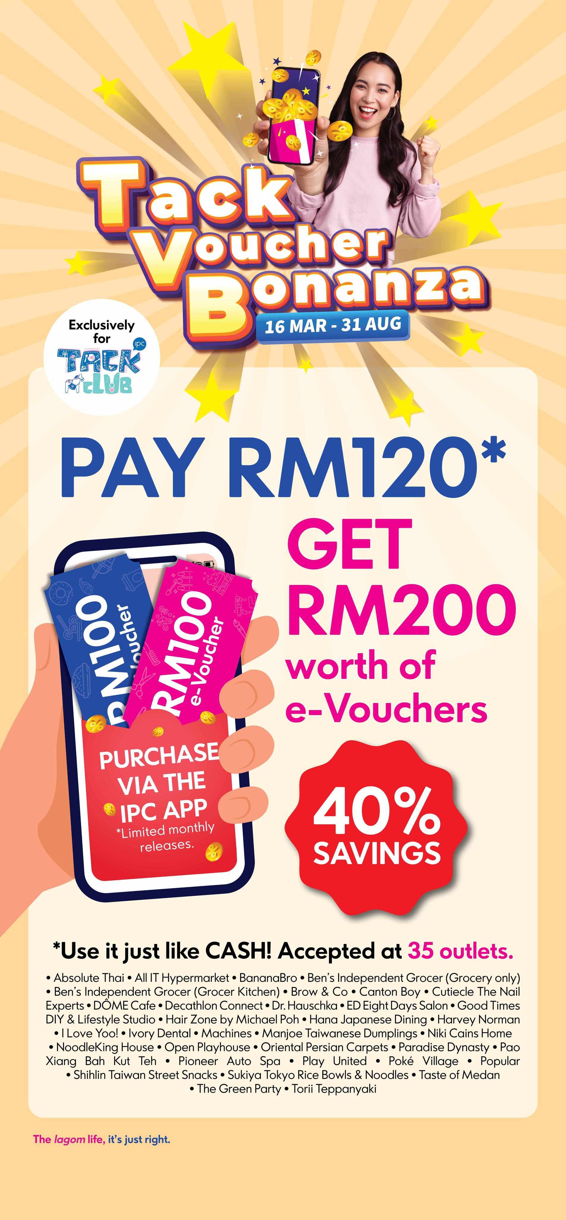 Tack Voucher Bonanza